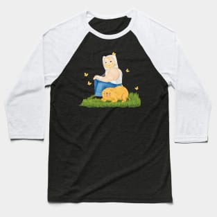 Farm world Finn and Jake - Fionna and Cake / Adventure Time fan art Baseball T-Shirt